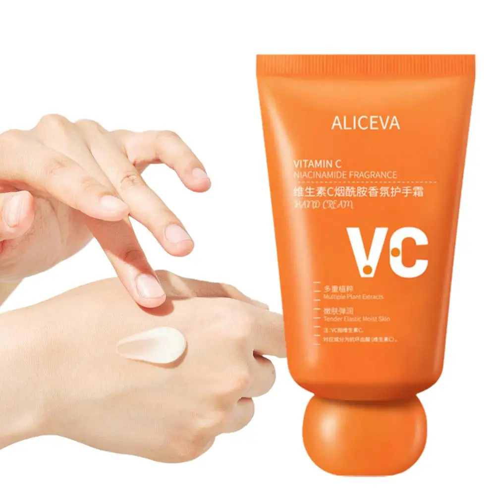 

Vitamin C Niacinamide Hand Cream Hydrating, Moisturizing, Defoliating ﻿ Care and Anti-cracking, 80g Hand Moisturizing W8X2