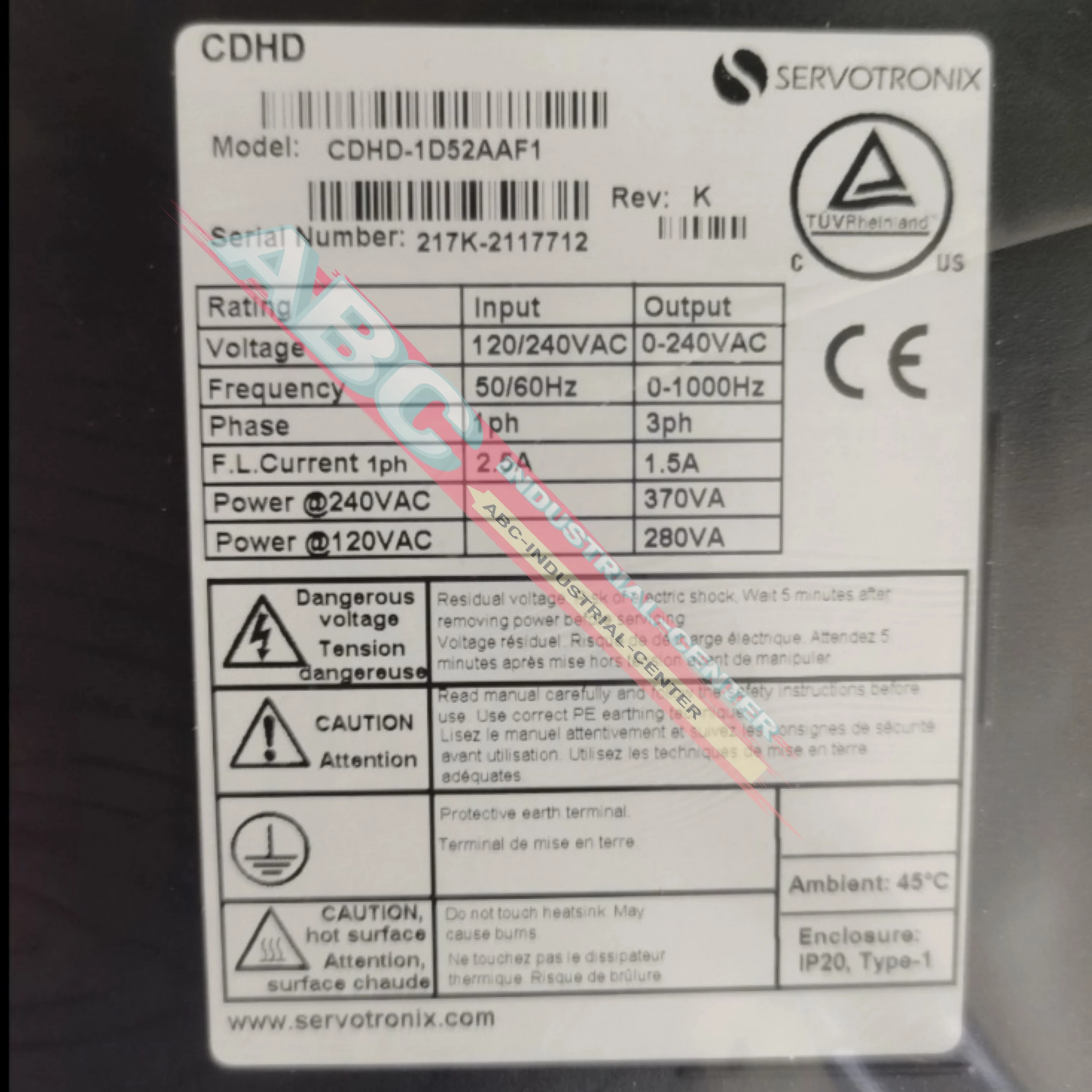 

Сервопривод CDHD-1D52AEC2 Новый оригинальный CDHD-1D52AEC2-RO