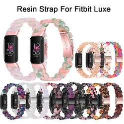 Luxury Resin Bracelet Strap For Fitbit Luxe Band Smart Watchband Loop For Fitbit Luxe Strap Belt Correa Wristband Replacement