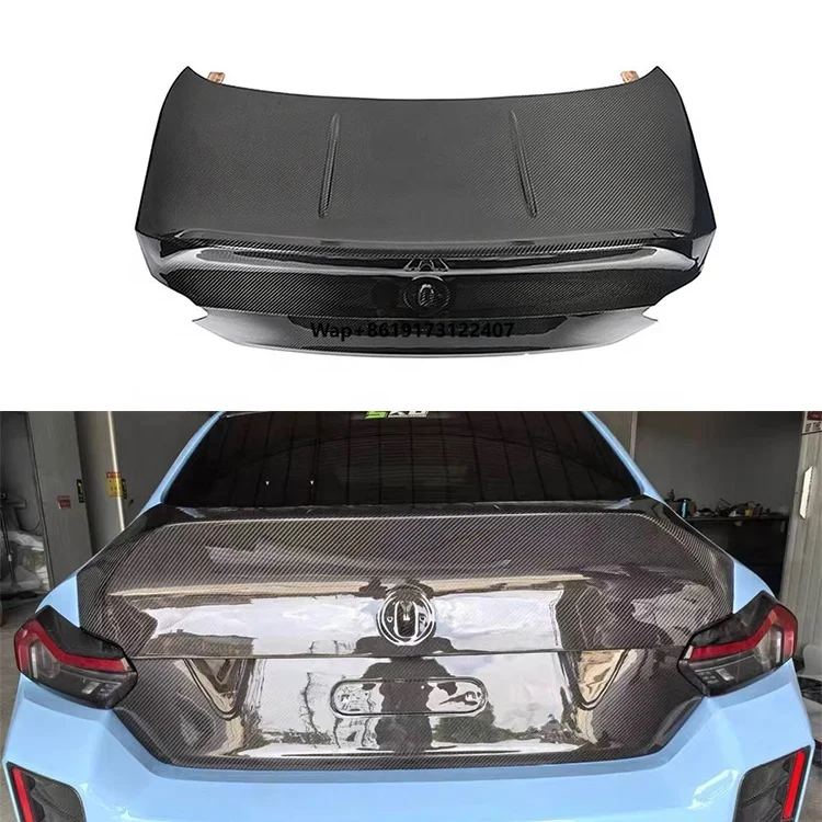 

Задняя крышка багажника из сухого карбона в стиле G87 M2 CSL для замены задней крышки багажника M2