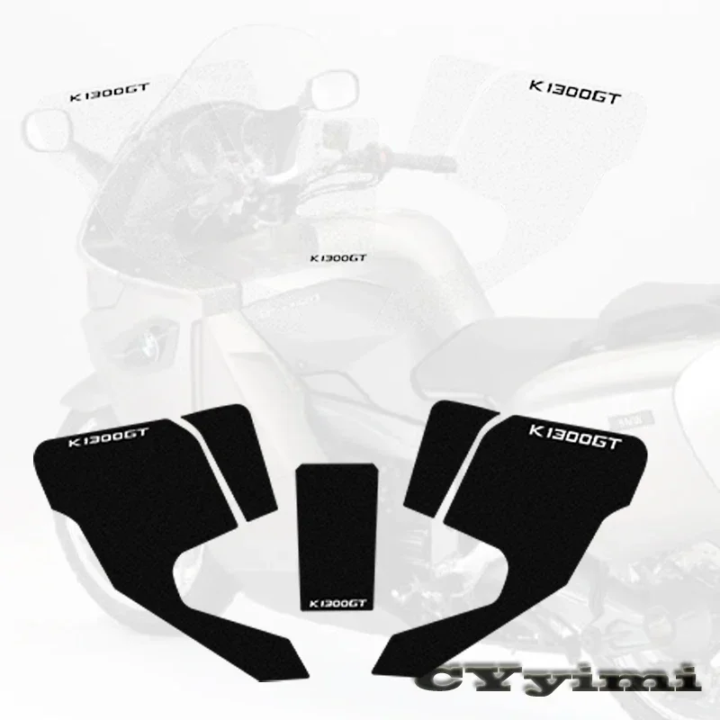 

Motorcycle Tank Pad Protector Sticker Decal Gas Fuel Knee Grip Traction Side For K1300GT K1300GT