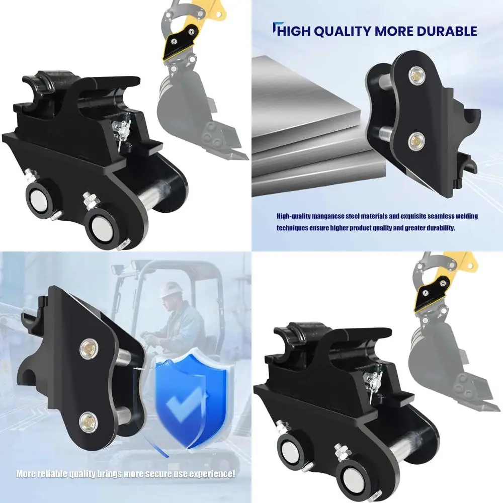 

Mechanical Quick-Change Attachments for Mini Excavators, Compatible with 0.8-2 Ton Machines
