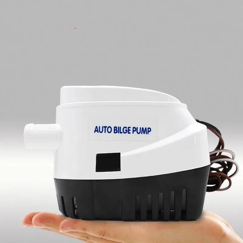 Automatic Boat Bilge Pump, Submersible Electric Water Pump, Small 12 V, 24V, 12 V, 24V, 750gph, 1100gph