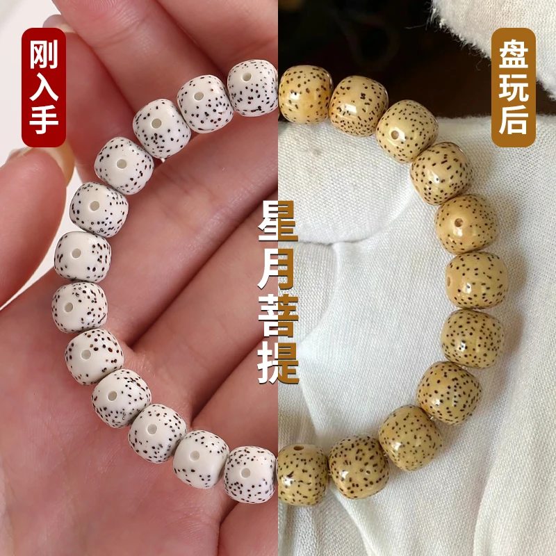 Xingyue Bodhi Genuine Goods Single Circle Ecology High Density Smooth and White Bracelet Lunar J