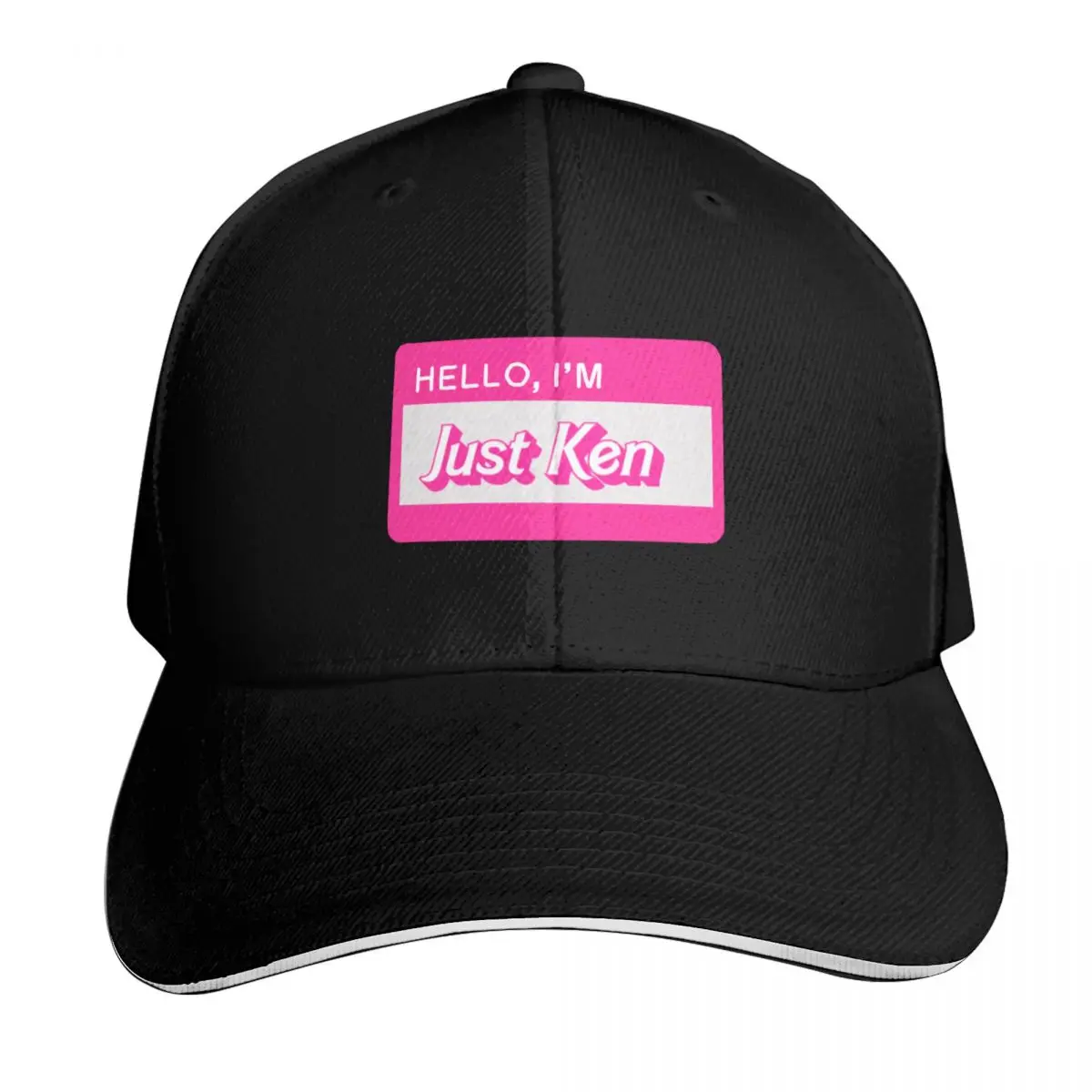 Hello, I’m Just Ken Baseball Cap Six Panel Structured Crown Sun Protection UPF 50+ Breathable Mesh Back
