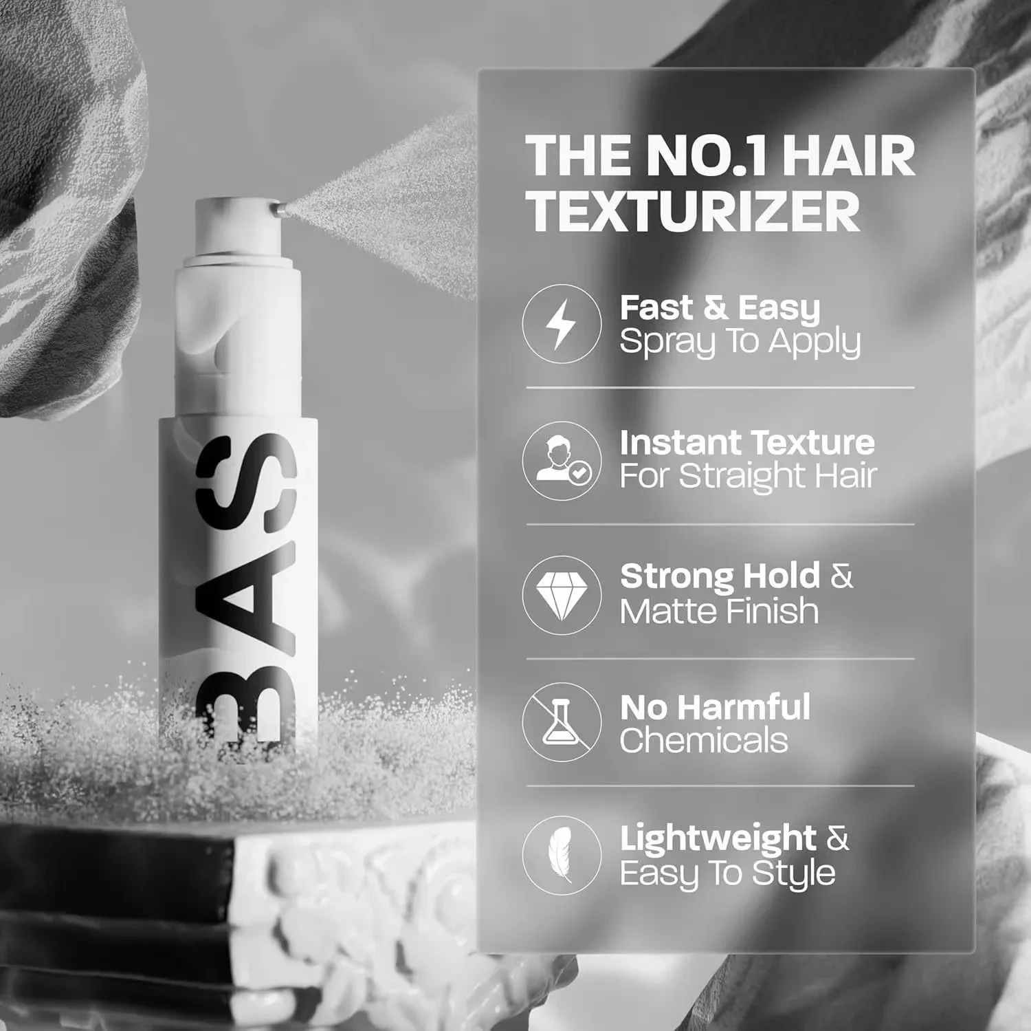 Hair Styling Spray Intense Texturizing Powder Instantly Volume Spray,Men andWomen Matte Setting Powder That Adds Texture to Hair image 6