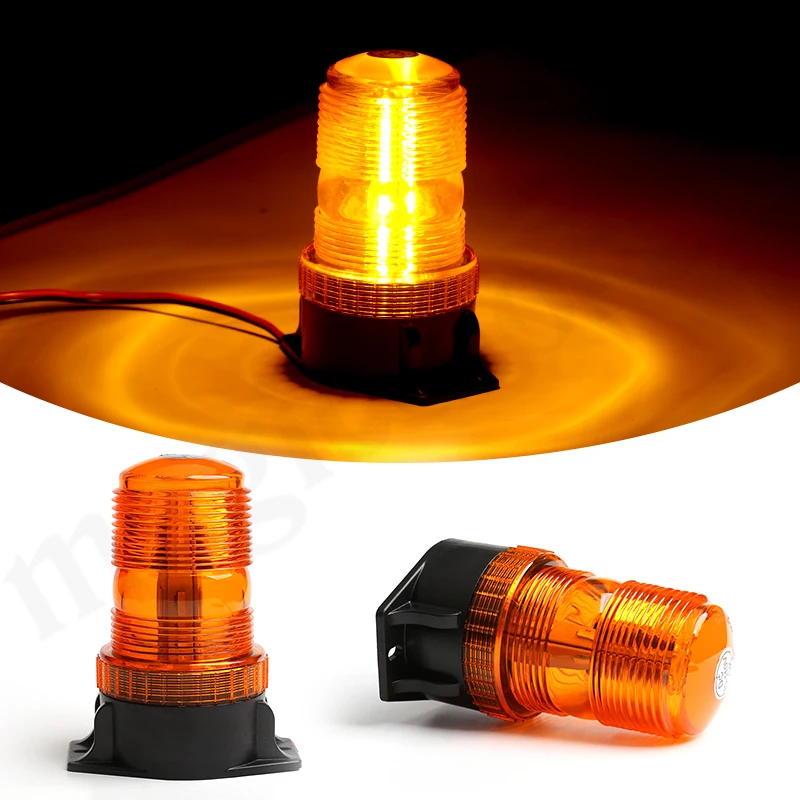 30 LED Strobe Light Emergency Warning Flash Beacon for Car Auto Forklift Truck School Bus High Power Amber Blue Red 12V-80V