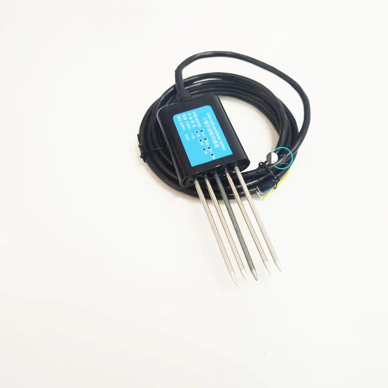 NPK temperature humidity EC PH 7 in 1 soil sensor RS485 modbus soil test sensor Agriculture measure Soil moisture sensor