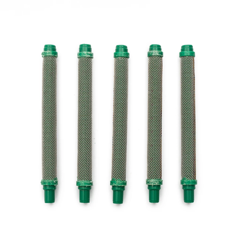 

30 Mesh Airless Spray Tool Filters 5pcs Stainless Steel Inserts for Improved Spray Finish and Particle Removal