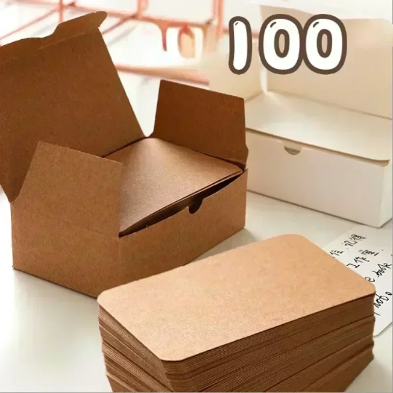 Caja portátil para manualidades, Bloc de notas de 50/100/200 hojas para manualidades, puede perforar tarjetas en blanco, mensajes de memoria, tarjetas de felicitación convenientes