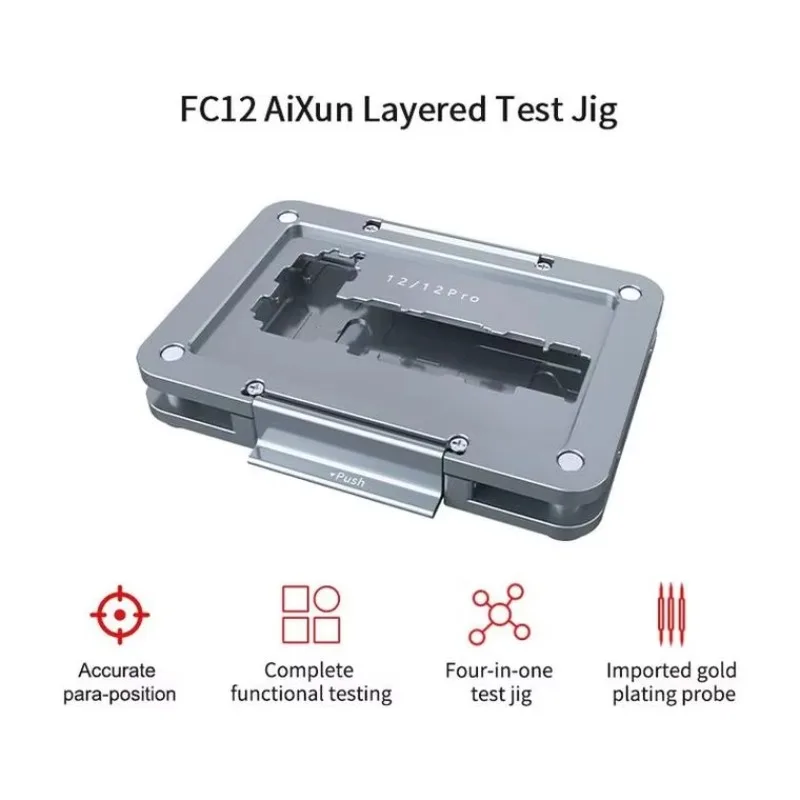 unique China Wholesale Aixun Precise Mainboard Positioning Layered Test Jig Compatible for 12 Series AX-FC3-12
