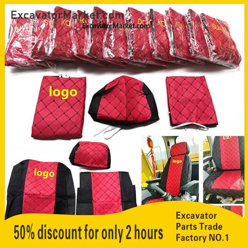 Parts For Doosan Sany Cat Hitachi Kobelco Hyundai Liugong Komatsu Xcmg Volvo Sdlg kato kubota sumitomo Seat Cover Seat Cover