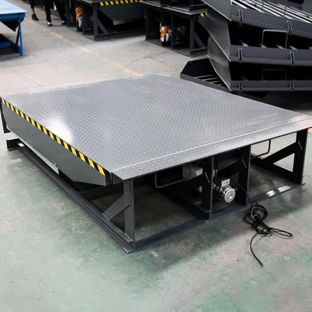 Fixed loading and unloading ramp, electric pedal, hydraulic platform, warehouse container loading and unloading platform Deposit
