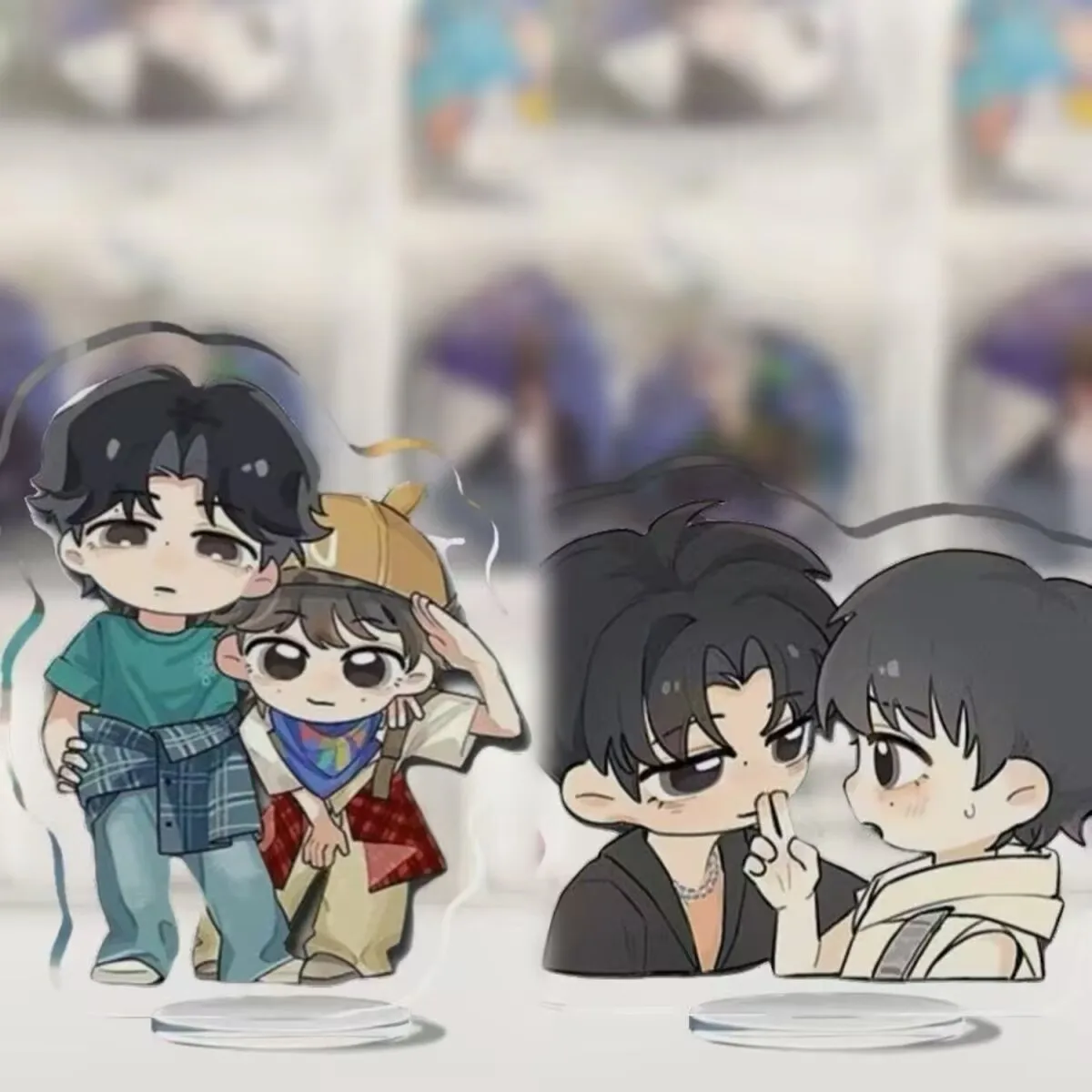 

«Зворотная любовь» Тайань Сюй Нин Цзи Ю Чжан Сюань Лю Сюань Чэнь-Q-версия периферийные устройства милый стоячий знак украшение для рабочего стола подарок для дома.