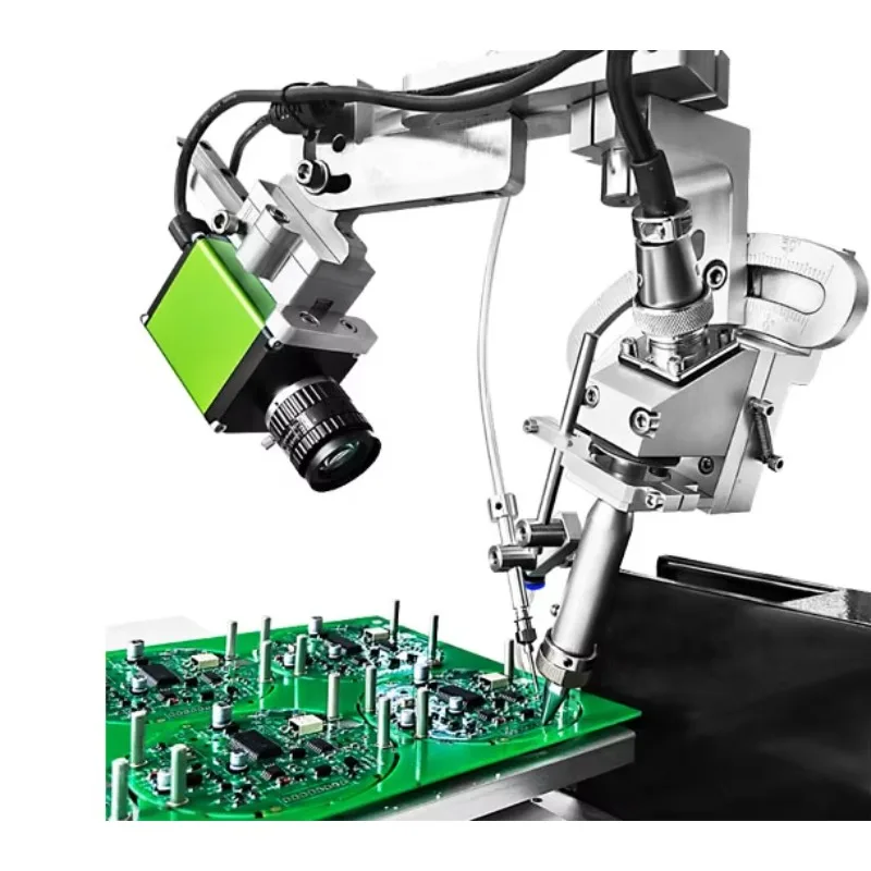 ماكينة لحام PCB PCBA SMD أوتوماتيكية منتج جديد 2020 توفر ماكينة لحام أوتوماتيكية روبوتية سريعة 4 محاور 110 فولت/220 فولت 85