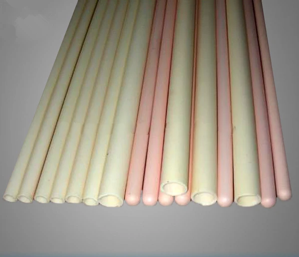 99% Alumina Tube Ceramic Tube / Ceramic Pipe