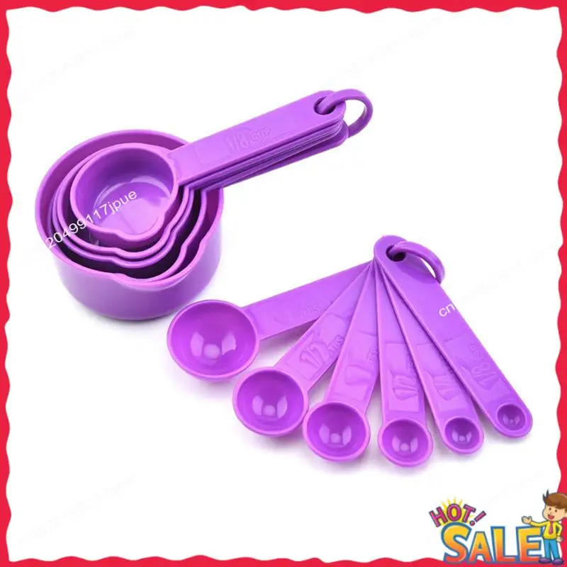 

BOFO 5 Set(11PCS/Set) Measuring Cups And Spoons Set Set Stackable Plastic Measuring Spoons Cups Set Kit For Dry And Liquid Ingre