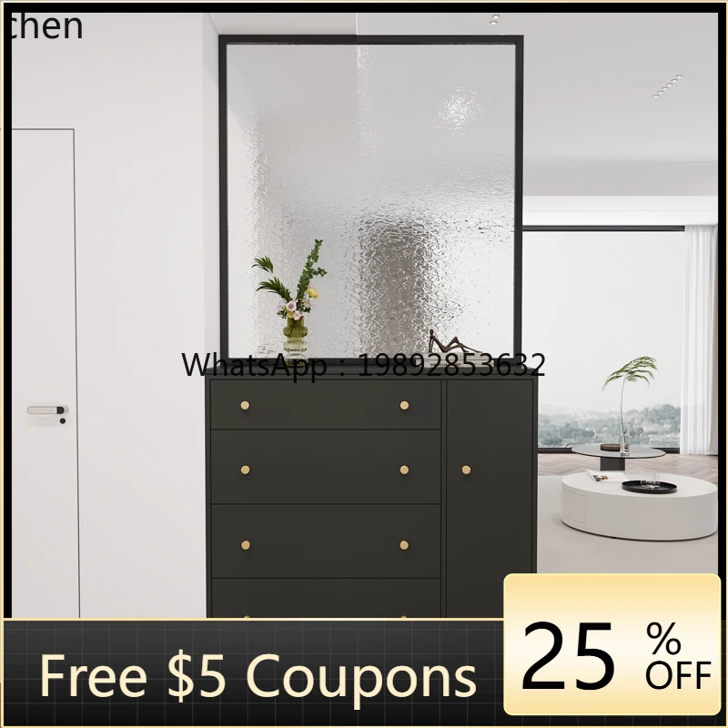 LYY Entryway Cabinet Against Door Entrance Wall-Mounted Storage Cabinet Home Living Room Screen Partition