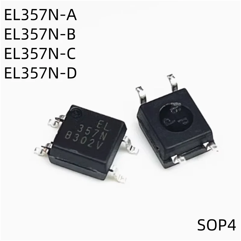 

xkss 10PCS New and Original EL357N SMD Optocoupler SOP4 EL357N-C EL357N-A EL357N-B EL357N-D SOP4 EL357