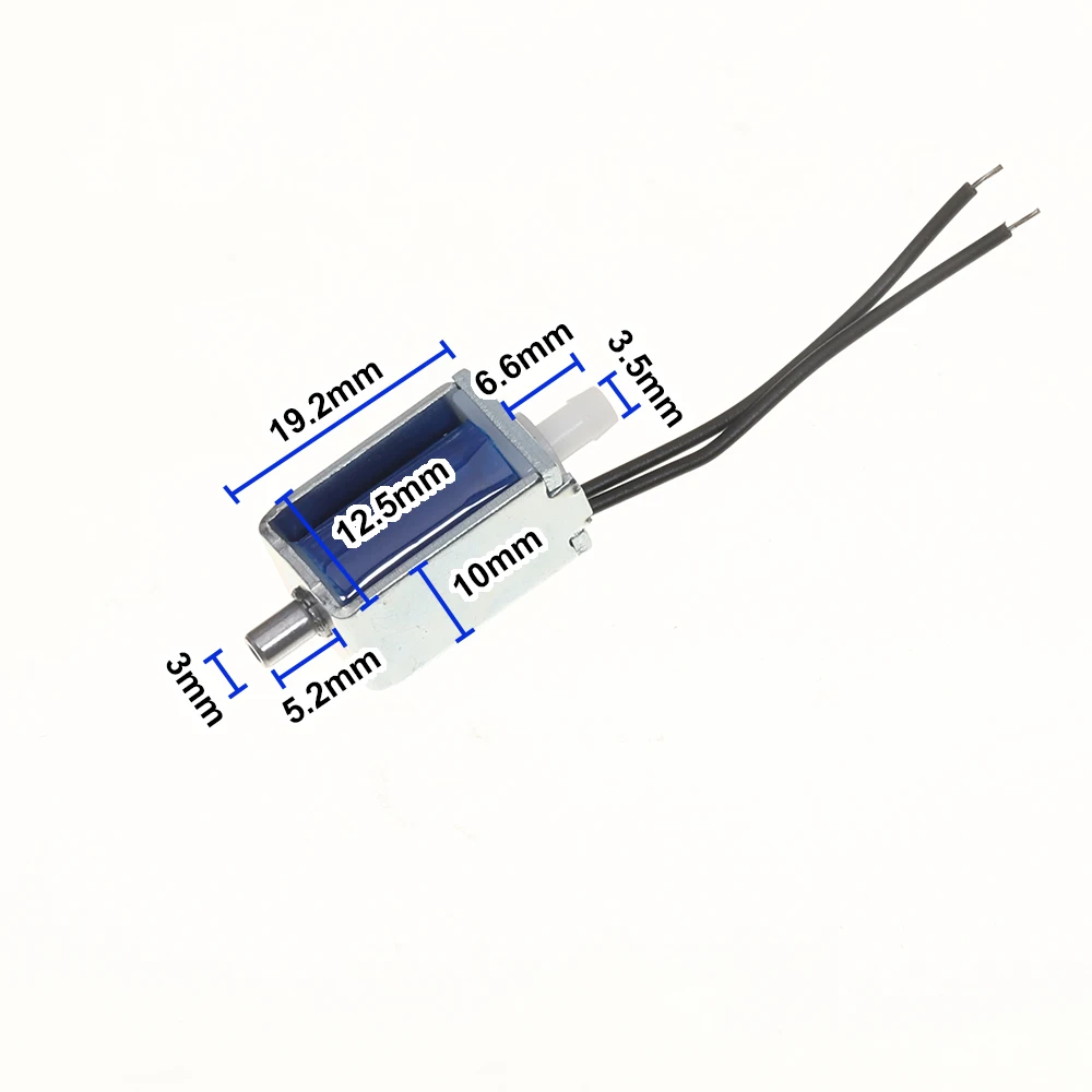 Normally Closed N/C 2-position 2-way Solenoid Valve DC 5V 6V Electric Control Air Valve