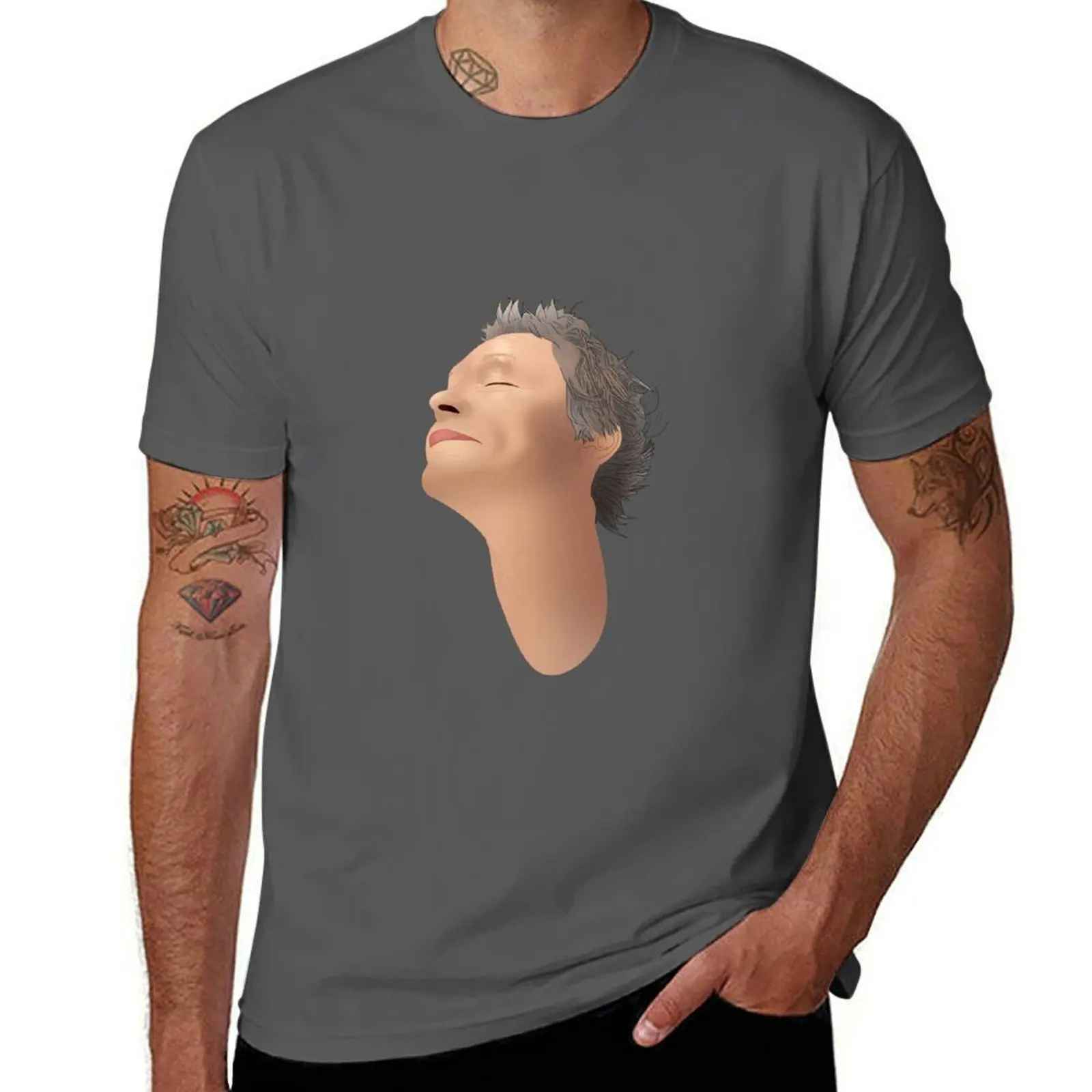 

Laurie Anderson T-Shirt Sweat Resistant Workout Tee Shirt