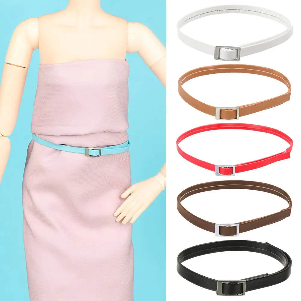 Hot Super Mini Handmade Bjd  Clothes Artificial leather DIY  Accessories  Belt