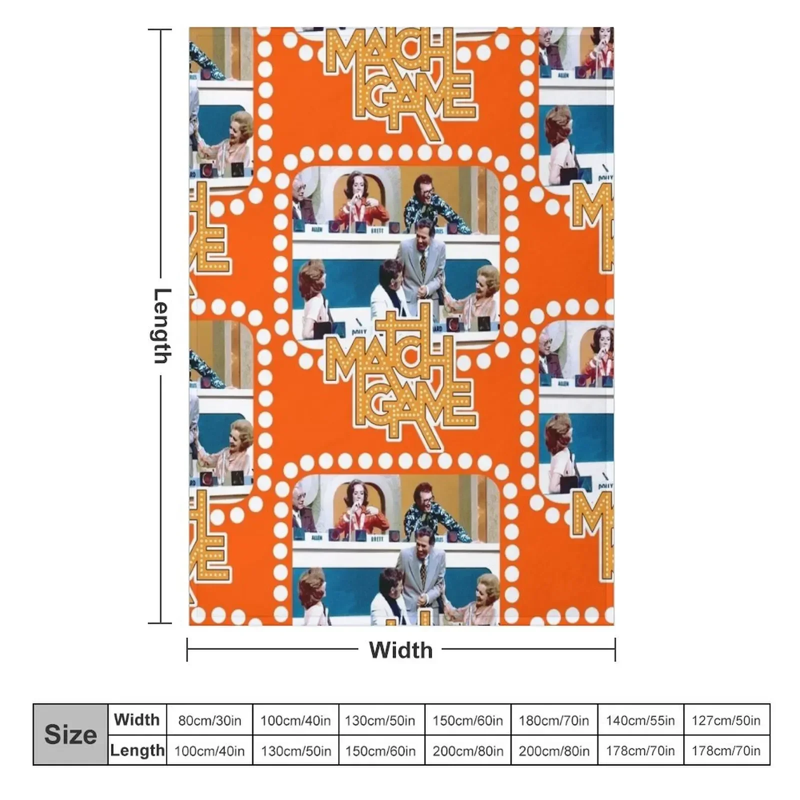 Match Game cast tribute Throw Blanket warm winter Beautifuls Decorative Sofa Shaggy Blankets