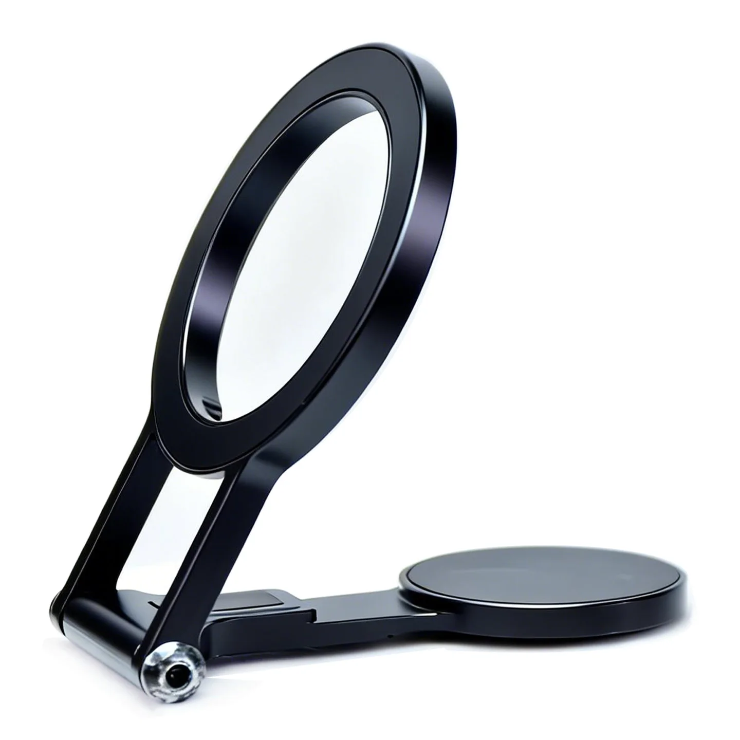 

N52 Strong Magnetic Universal Phone Holder with 1/4" Screw Hole Aluminum Alloy Foldable Bracket for iPhone 17 16 15 14 Android