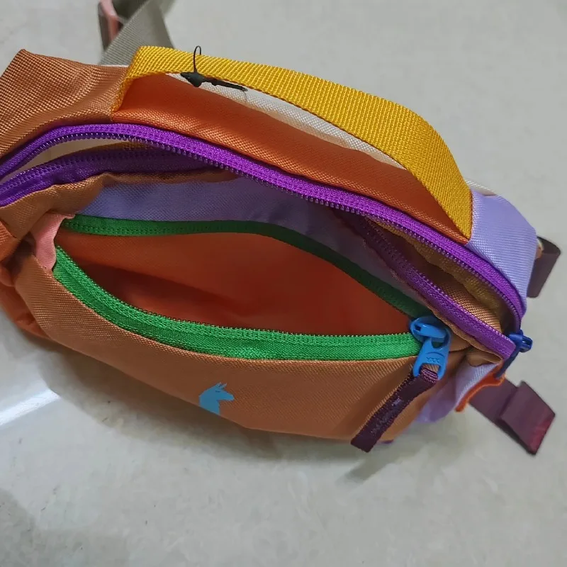 

Hot Alpaca Colorful Fashion Dopamine Lightweight Waist Bag Crossbody Letter Print Dopamine Waist Bag Large Capacity Cycling Bag