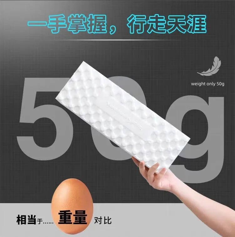 وسادة نصف مدمجة من البولي إيثيلين، وسادة نوم سميكة خفيفة للغاية ومريحة لشخص واحد في الهواء الطلق، وسادة مقاومة للرطوبة