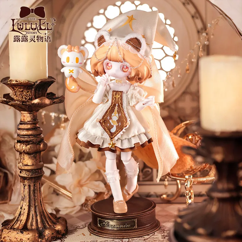 

THE LULUELF STORY Series Limited Hanging Card Golden Bear Toys Cute Anime Figure Doll Peripheral Hanging Ornaments Gifts