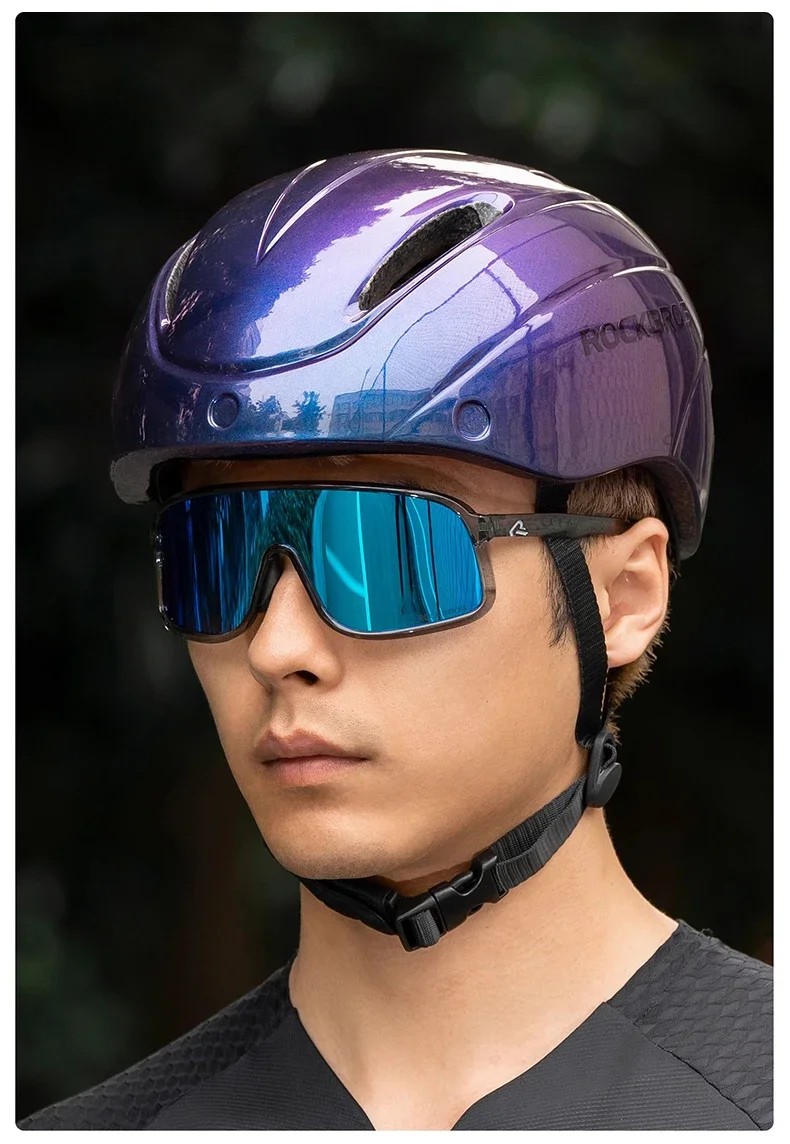 Rockbros Fahrrad helm Brille Männer Frauen integral geformte MTB Fahrrad helm leichte Mountainbike Helm Rücklichter – Detail 24