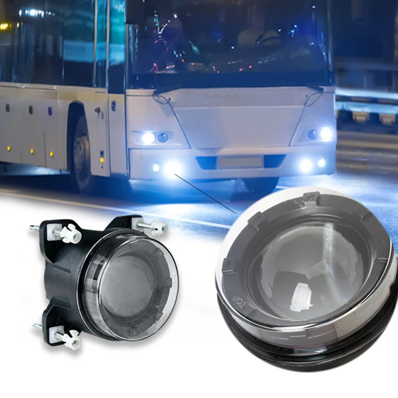 

2pcs 90Mm Led Headlight 9-32V High Beam Easy Installation Parking Light Headlamp for Tractor & Bus Led Headlight