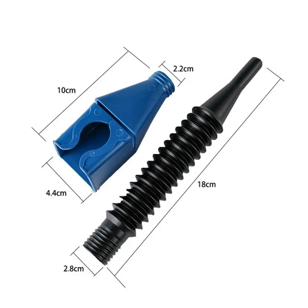 Multi-purpose Funnel Car Fuel Funnel 2pcs Retractable Auto Fuel Funnels Foldable Engine Oil Refueling Tools Thickened Emergency