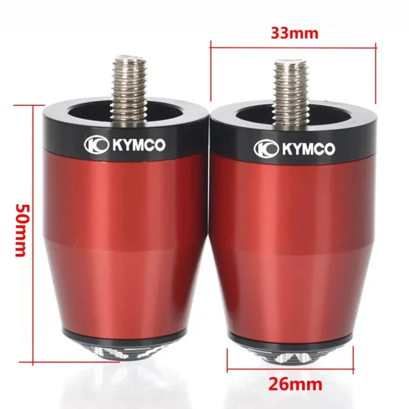For KYMCO Downtown 125 200 250 300/i 350i k-xct 300 Xciting 250 300 400/i Motorcycle Handlebar Grips Handle Bar Ends Plug view 5