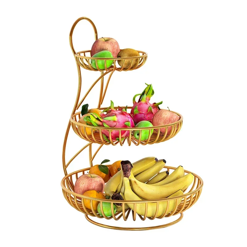 Hot sales Table fruit shelf, living room snack storage rack, table top, table top, multi-layer shelf