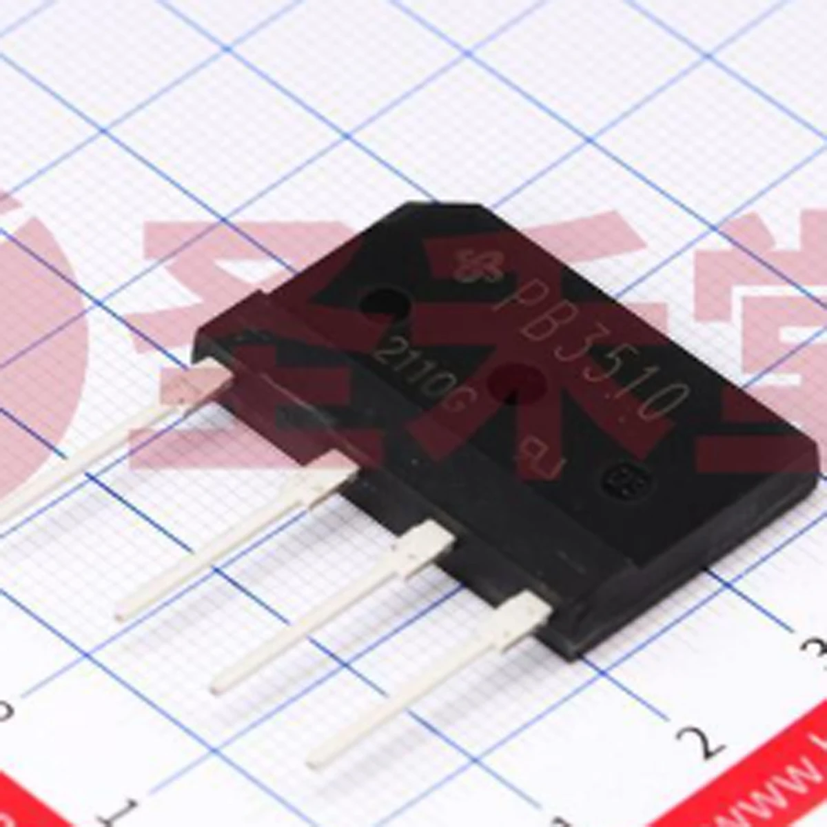 10PCS NEW Original PB3510 Rectifier Bridge PB3510-E3/45 1.1V@17.5A 1kV 10uA@1kV 4.2A SIP-4 Rectifier Bridge Diode Single 1000V