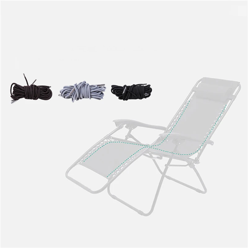 4Pcs Elastic Bungee Rope Cord for Folding Chair Zero Gravity Chair Recliner Laces Replacement Part Recliner Lounge Home Supplies