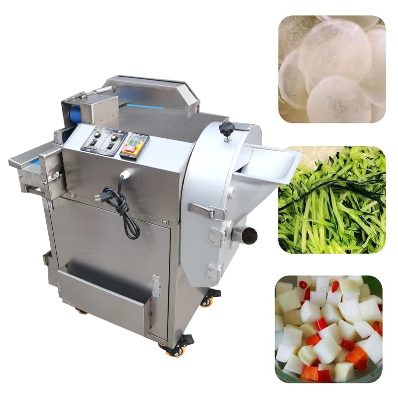 

Food Cutter Electric Vegetable Fruit Cutter Shallot Dicing Machine Slicer Carrot Cucumber Potato Eggplant Cutting Machine
