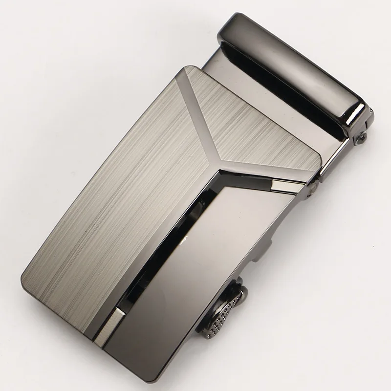 Men's Leather Strap Automatic Buckle Belt, Trendy Design