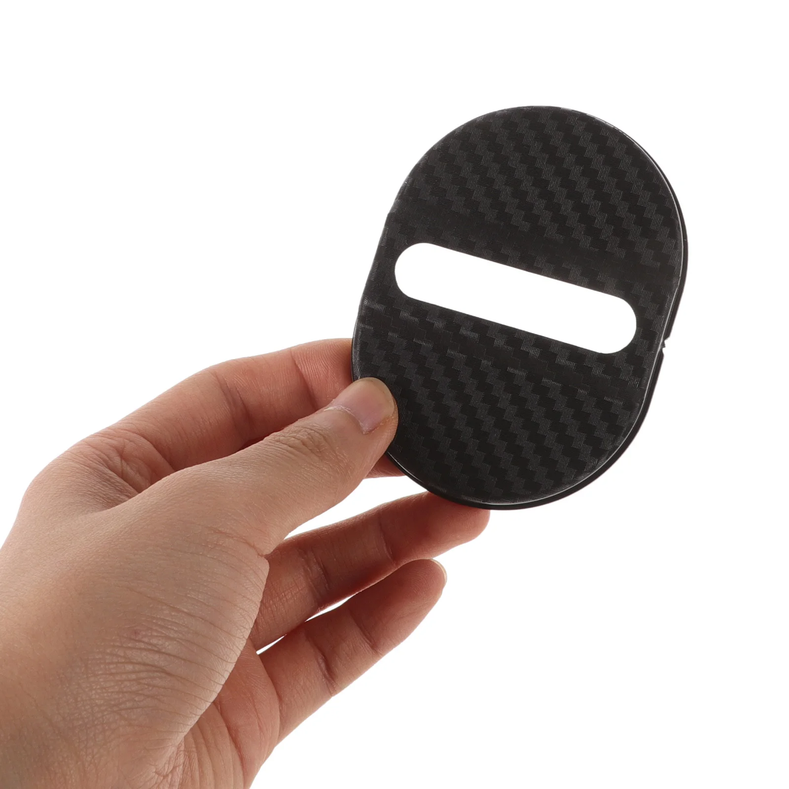 4 stücke Universal Auto Türschloss Schnalle Schutz Langlebige Kunststoff Stoßdämpfende Abdeckung Für Auto Tür Latch Schutz Hülse Fahrzeug