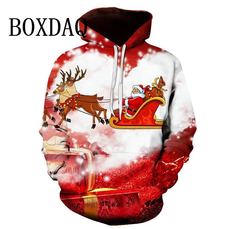 Lustige 3D Schneemann Weihnachtsbaum Lunar Hoodies für Frauen Mode Hipster Sweatshirts Winter Frauen süße Harajuku Pullover Hoodie