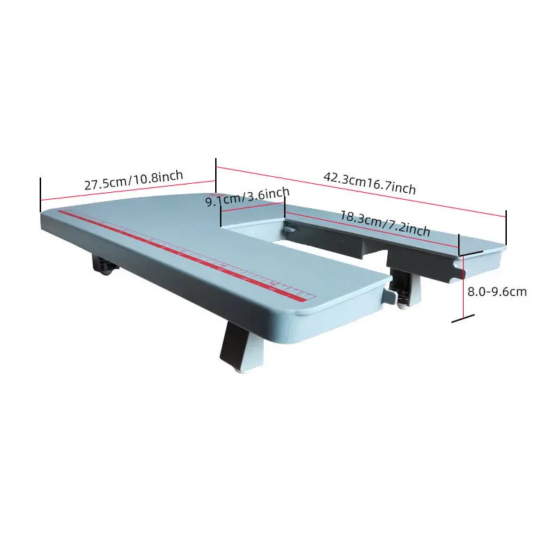 Accessori per piattaforme di estensione del tavolo della macchina da cucire per SINGER macchina da ricamo elettrica per uso domestico HD 660/670/680