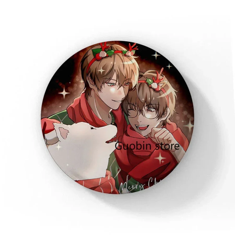 58mm Lost in The Cloud BL Anime Button Pin Cartoon Skylar Cirrus Art Brooch Badge Backpack Decor Accessories Student Stationery