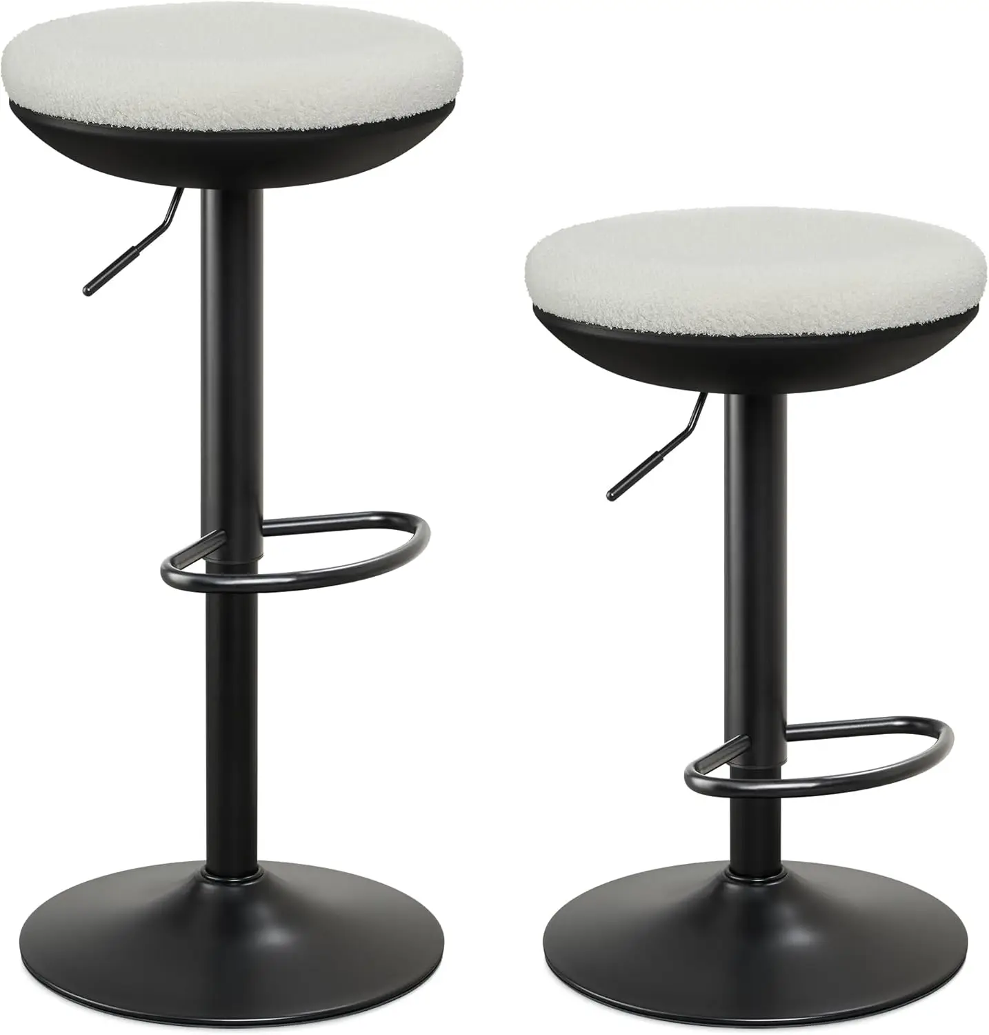 

Standing Desk Stool, Ergonomic Adjustable Height Office Chair, Round 360° Swivel Sit Perching Stool Without Backrest For