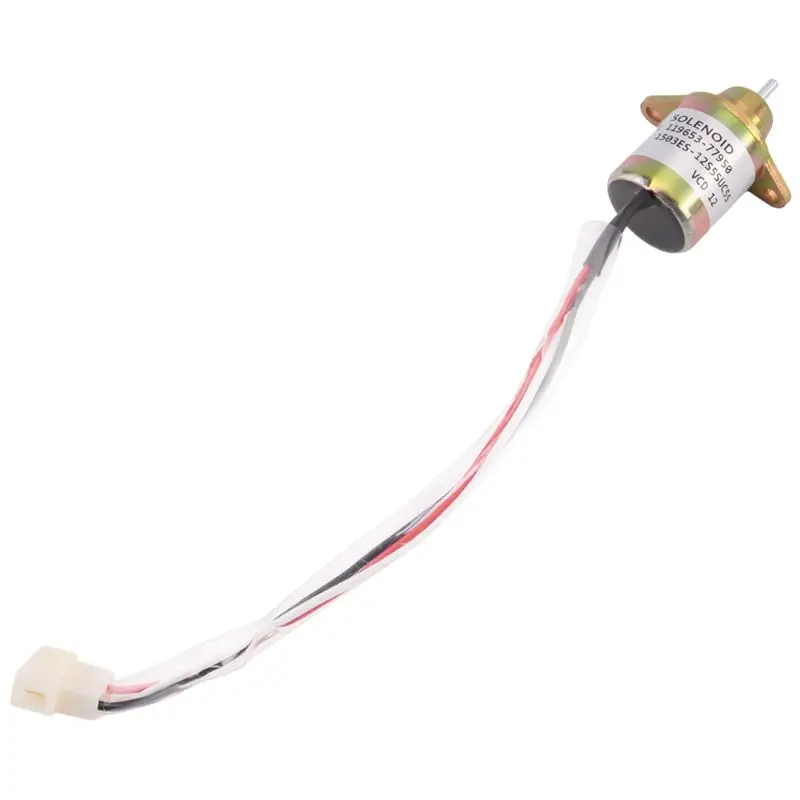 A01K-12V Engine Fuel Shut Off Solenoid Valve Shutdown For Yanmar 119653-77950