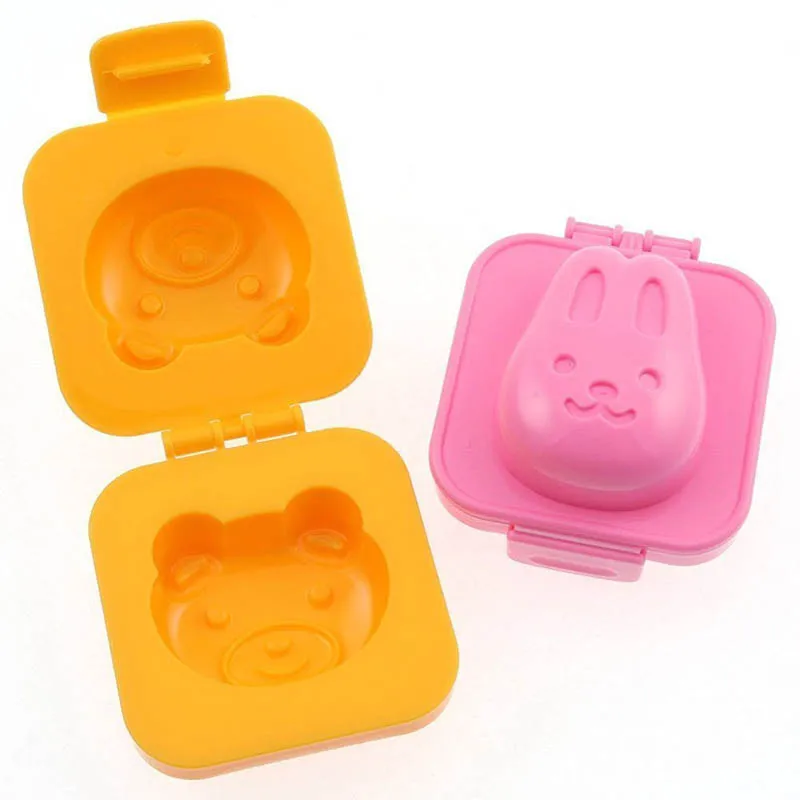 1PCS Sushi Mold Children Rice Vegetable Roll Making Tool Cute Cartoon Shape Jelly Mould Baby Kid Food Cooking Tools Color Radom