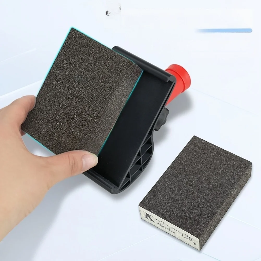 Adjustable Sanding Sponge Block Kit With Extendable Pole For Smoothing Walls Furniture Edges Wall Ceiling DIY Hand Tools