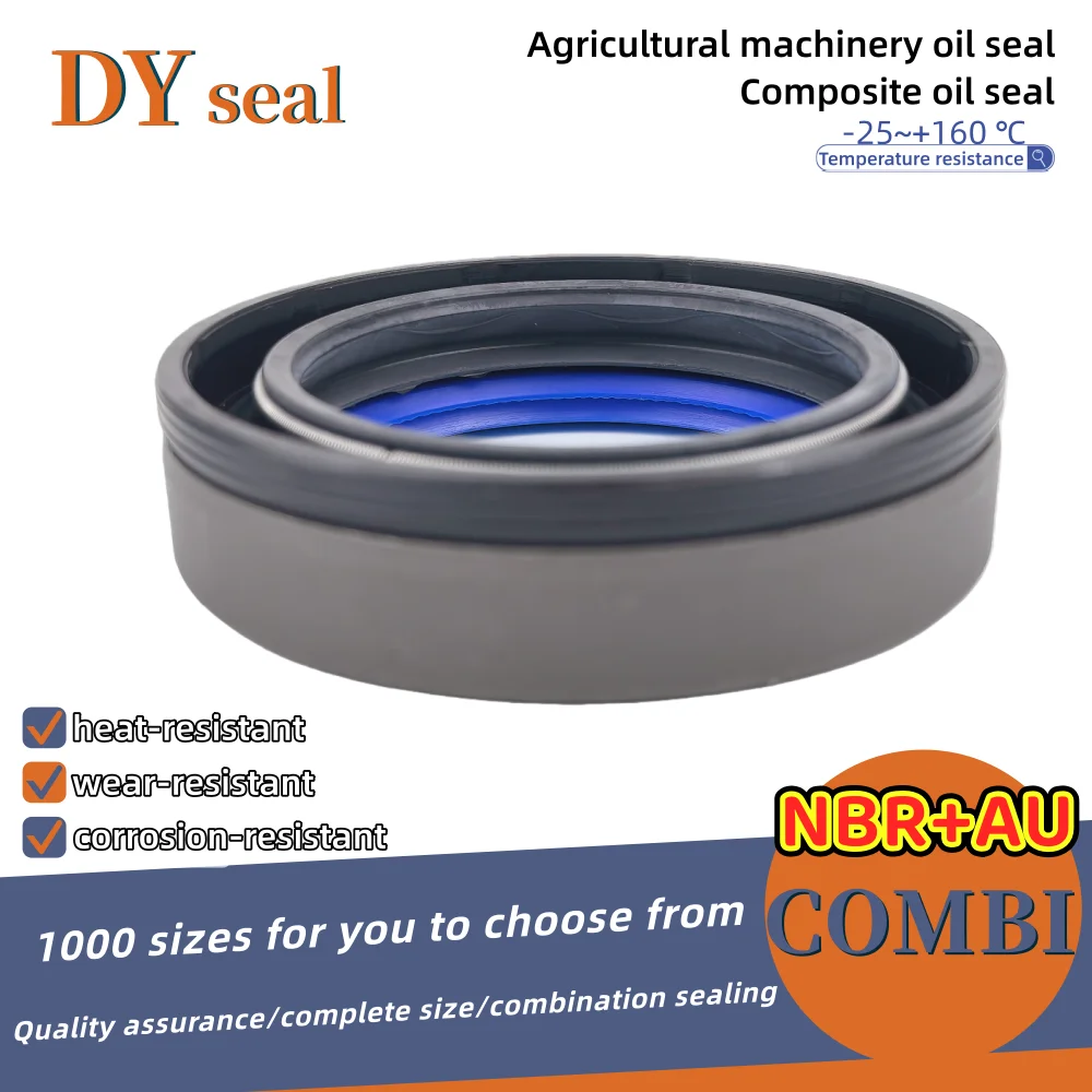 

01016918B Oil Seal NBR+AU 46*65*15.7mm COMBI Combination Seal Agricultural Machinery Parts Excavator Parts ISO 9001:2008