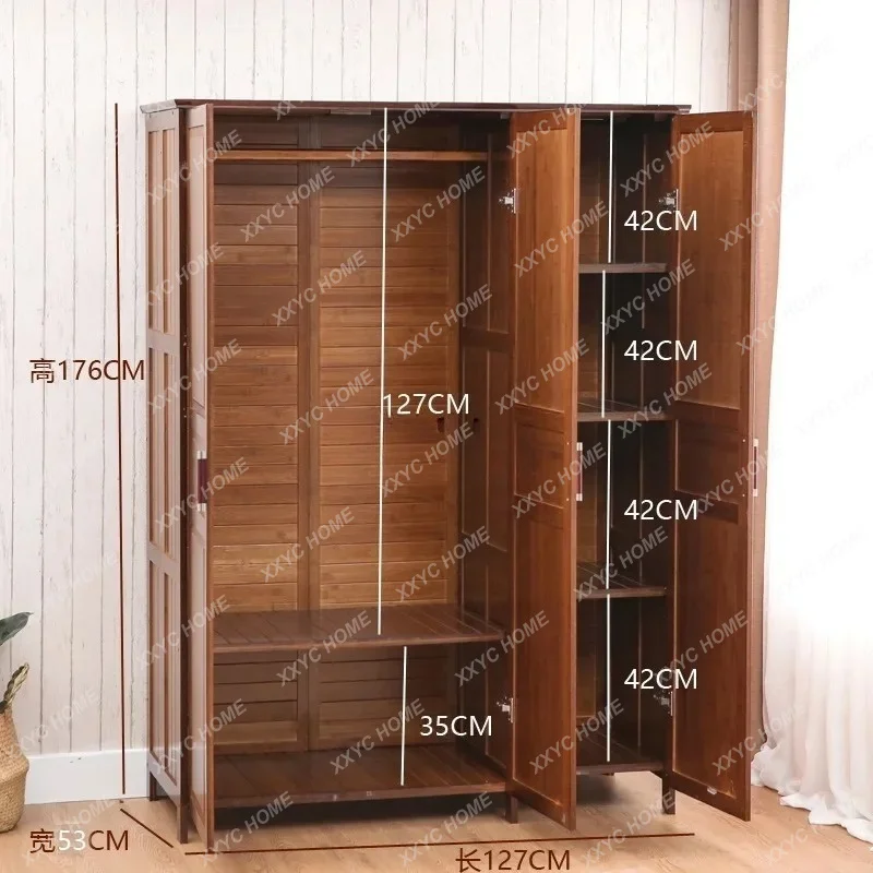 XXModern simple bedroom wardrobe combination opposite door floor clothing storage cabinet